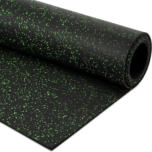 Flooring Inc's 1/4" Thick Tough Rubber Flooring Roll | Flexible Recycled Rubber Floor Mats for Home Gym | Heavy Duty Rubber Mat for Home Gyms, Sheds, Horse Stall Mat or Trailer