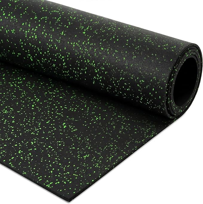 Flooring Inc's 1/4" Thick Tough Rubber Flooring Roll | Flexible Recycled Rubber Floor Mats for Home Gym | Heavy Duty Rubber Mat for Home Gyms, Sheds, Horse Stall Mat or Trailer