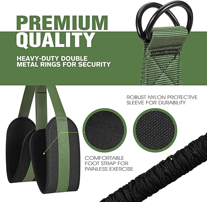 Pull Up Assistance Bands, Resistance Bands for Pull Up Bar Workout, Adjustable Heavy Duty Pull Up Assist Equipment with 4 Assistance Bands, Home Gym Fitness Exercise Strength Training