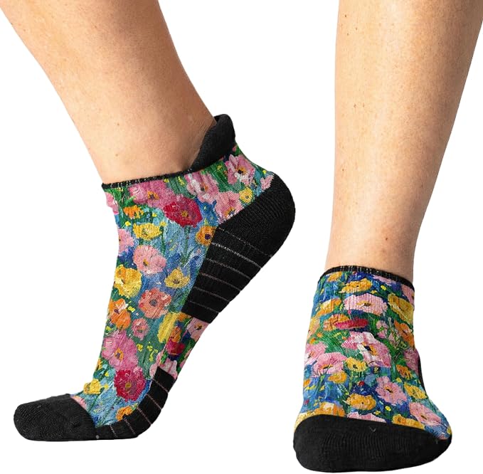 Viasox Ankle Compression Socks for Women & Men, 14 mmHg Support Improves Circulation, Extra Cushioned