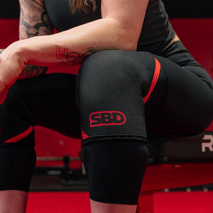 SBD 7mm Training Knee Sleeves - IPF Approved - Providing Versatile Support | Ideal for everyday gym traning