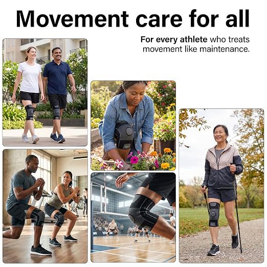 Kinesiology Knee Compression Sleeves - Professional Knee Support Braces for Men and Women for Joint Pain Relief, Swelling, ACL, MCL, FSA and HSA Approved (White, X-Large)