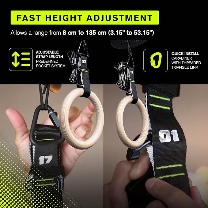 Duonamic Eleviia Portable Doorway Pull Up Bar, No Install, Home & Travel | Comes Fully Assembled, Ready in Under 8 Seconds, Aerospace Composite Build, Lightweight at 3.5 lb, Non Marking Coating