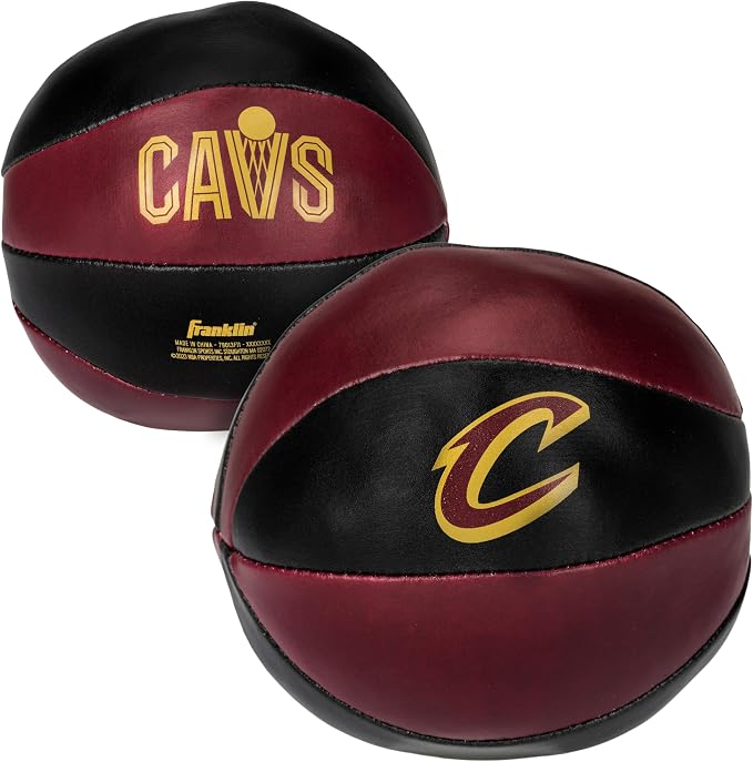 Franklin Sports NBA Toy Basketballs - 2 Pack of Kids Soft Mini Basketballs for Over The Door + Indoor Hoops - NBA Fan Shop