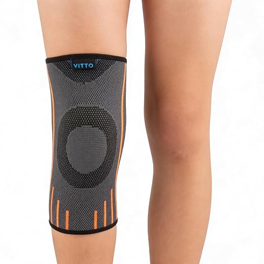 VITTO Kids Knee Brace - Osgood Schlatter Knee Brace Youth, Compression Sleeve for Boys and Girls from 4-14 years old (XL)