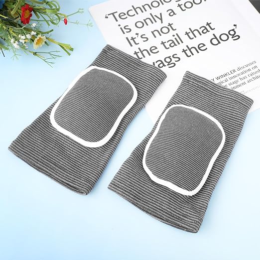 COMNICO 1 Pair Arm Brace Pads Elbow Protector Strap, Breathable Anti-Collision Sponge Tendonitis Fitness Volleyball Basketball Tennis Golfers Knee Support Band for Kids Men Women Elderly