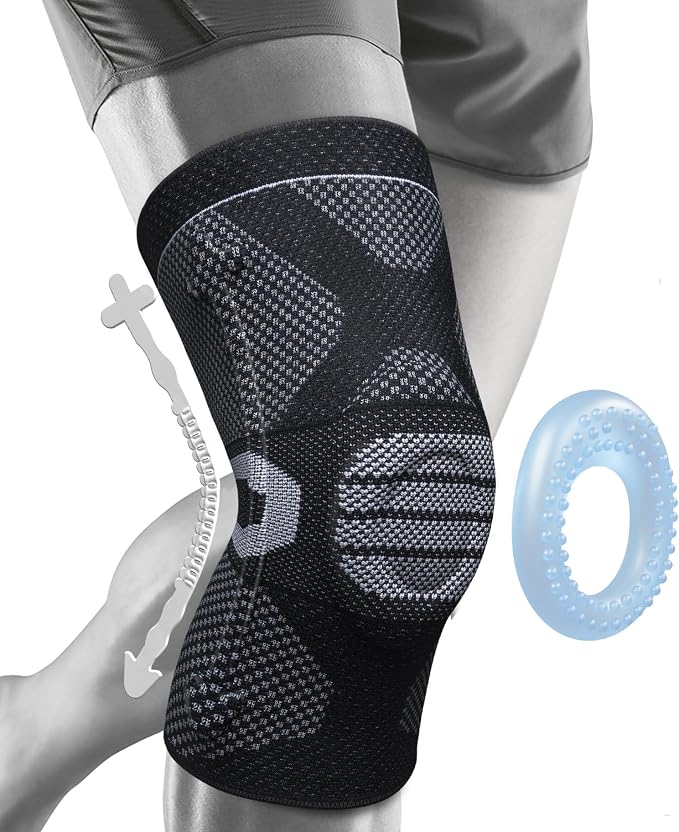 NEENCA Professional Knee Brace, Medical Knee Support for Women & Men Relief | Upgraded Version, Patented Patella Gel Pad & Side Stabilizers, For Knee Pain, Swelling, ACL,PCL, Circulation, Sports, Workout
