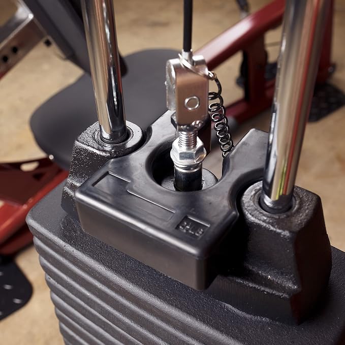 Body-Solid Weight Stack Adapter Plates - Add More Resistance to Your Weight Machines for Improved Results