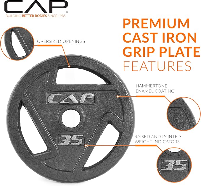CAP Barbell 2-Inch Olympic Weight Plate | Multiple Options