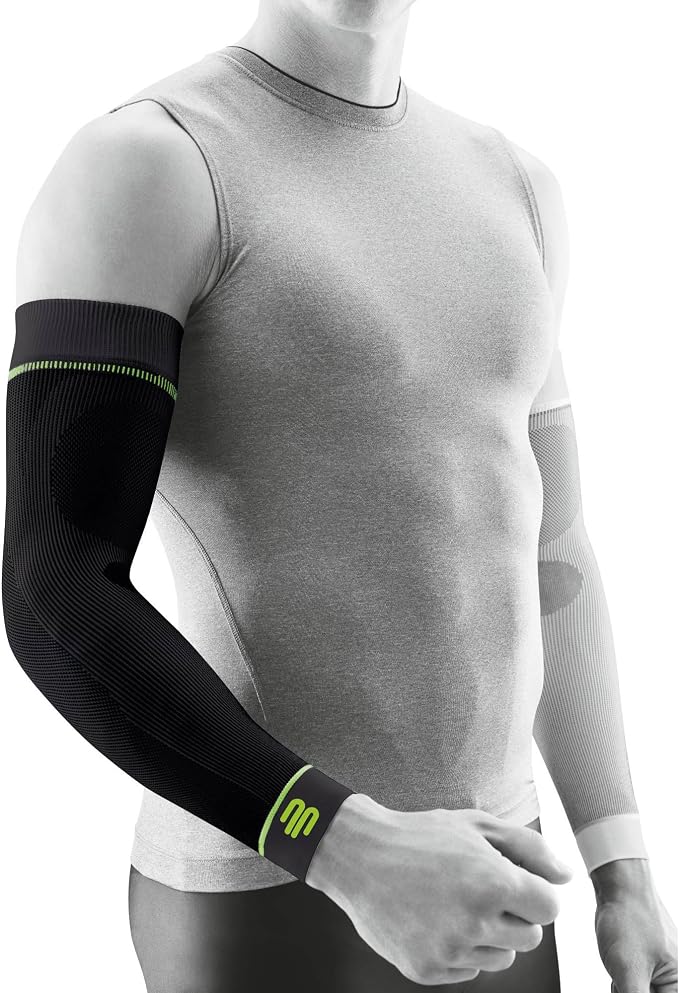 Bauerfeind Sports Compression Arm Sleeves - Gradient Compression Improves Oxygen/Blood Circulation - 1 Pair