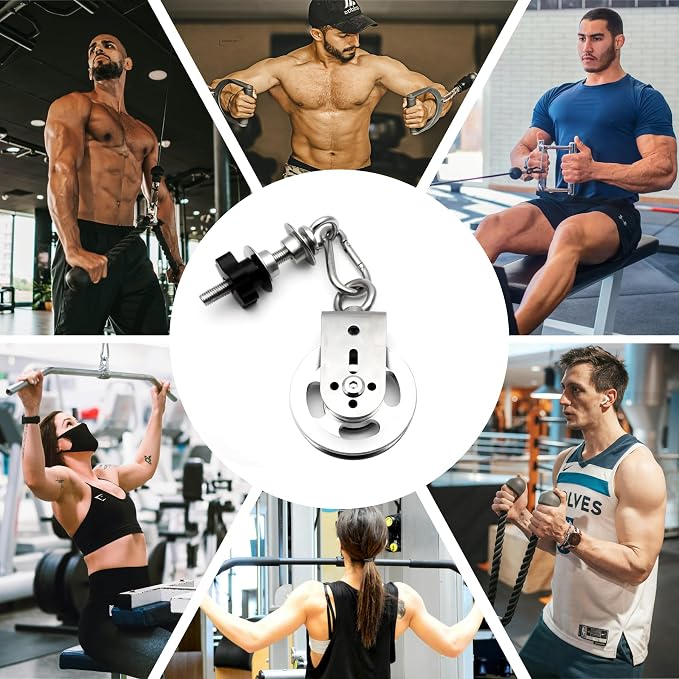 Heavy-Duty Power Rack Attachments, Quick-Install Home Gym Accessories for 2x2, 2x3 & 3x3 Power Racks, Fits 1/2" & 1" Holes