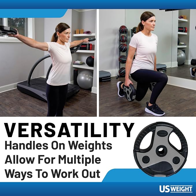 US Weight 43 LB Perfect Barbell Weight Set for Use in Home Gym