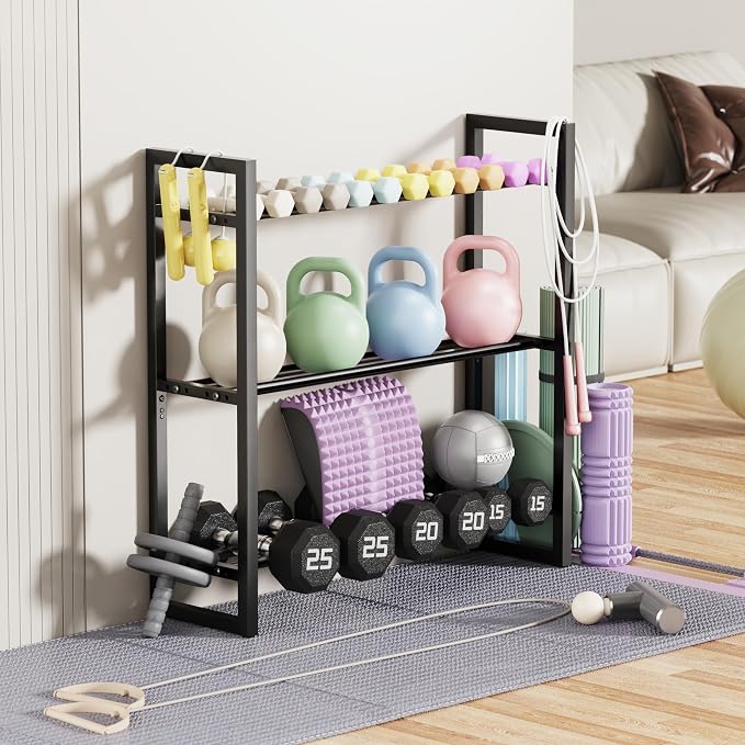 3 Tier Dumbbell Rack, Weight Rack for Home Gym