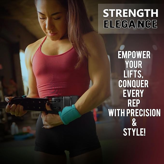 Weight Lifting Belt - 4” Genuine Leather Belts Padded Lower Back Support for Gym Bodybuilding Squat Deadlift Weightlifting Cross Strength Training Men Women Free Wrist Wrap