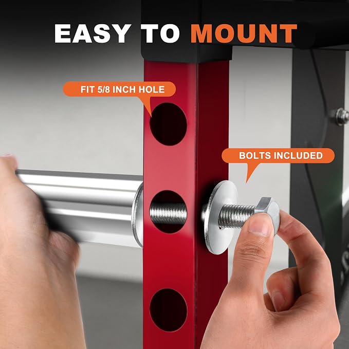 EVERYMATE Weight Plate Holder Power Rack Attachment 2 Inch Olympic Plate Storage Power Squat Rack Holder Weight Plates for 2x2 3x3 2x3 Power Cage Accessories Weight Plate Rack