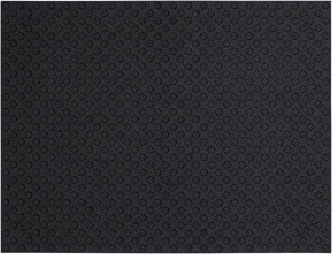 Mohawk Home Heavy Duty Rubber Stall Mat - Gym Floor- Under Dog Crate - All Purpose Utility 2'x3' - 1/2" Thick - Solid Texture