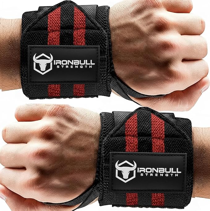 Wrist Wraps for Weightlifting (USPA & IPL Approved) - 18” Premium Quality Wrist Straps for Weightlifting - Weight Lifting Wrist Wraps with Thumb Loop - Best Gym Wrist Wraps for Lifting Weights, Curls & Dips - Lifting Wrist Wraps for Bench, Powerlifting...