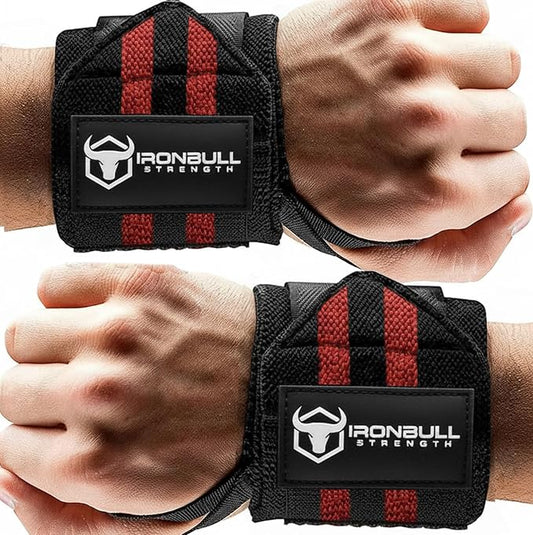 Wrist Wraps for Weightlifting (USPA & IPL Approved) - 18” Premium Quality Wrist Straps for Weightlifting - Weight Lifting Wrist Wraps with Thumb Loop - Best Gym Wrist Wraps for Lifting Weights, Curls & Dips - Lifting Wrist Wraps for Bench, Powerlifting...