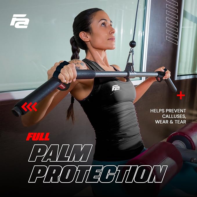 Workout Gloves for Gym - Durable Gym Grips, & Grip Pads - Rubber Padding to Avoid Calluses - Suits Men & Women