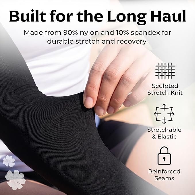 SportsTrail Cooling Arm Sleeves for Men & Women – Breathable, UV Sun Protection, Sports Arm Sleeves for Women, Men & Youth