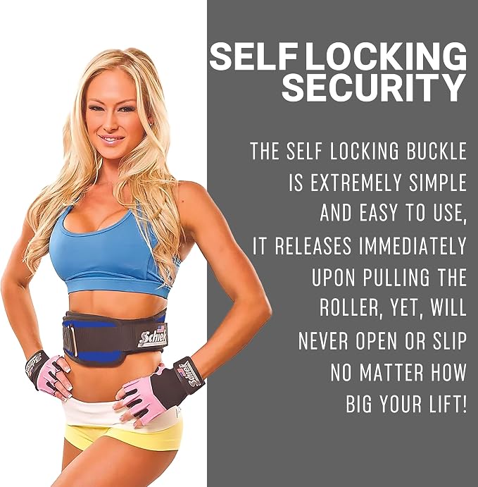 Schiek Sports 2004 Lifting Belt - Weight Lifting Belt for Women And Men - Neoprene Nylon Weight Belt