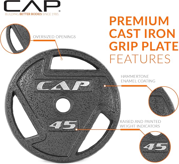 CAP Barbell 2-Inch Olympic Weight Plate | Multiple Options