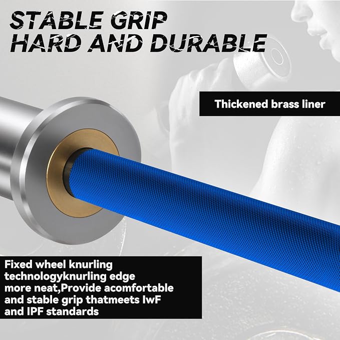 EVERYMATE 5LB Mini Barbell Bar Beginner Women Kid Barbell Total Body Workout Weighted Bar,for Strength Training, for Youth Children New Weightlifting