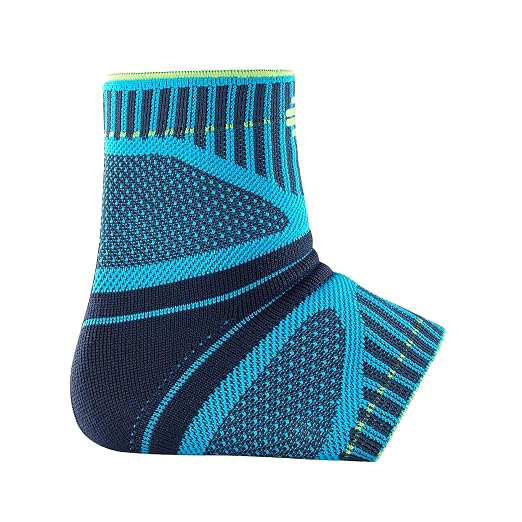 Bauerfeind Sports Ankle Support Dynamic - Ankle Compression Sleeve for Freedom of Movement - 3D AirKnit Fabric for Breathability - Premium Quality & Washable (XL, Rivera)