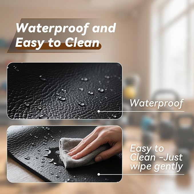 Walking Pad Mat – 68" x 24", 0.2" Thick Treadmill Mat for Carpet Floors | Non-Slip High Density for Bike, Elliptical, Home Gym Use