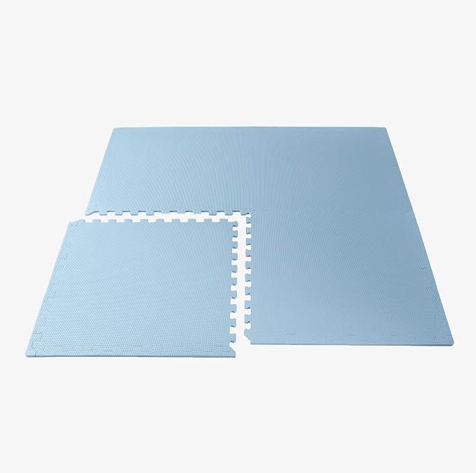 We Sell Mats 1/2-inch Multi-Purpose, Sky Blue, 16 Sq Ft (4 Tiles)