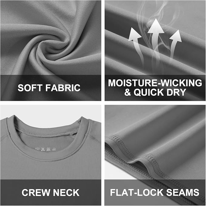 Youth Boys Sleeveless Compression Shirt Basketball Football Undershirt Quick Dry Kids Athletic Tank Tops for Workout