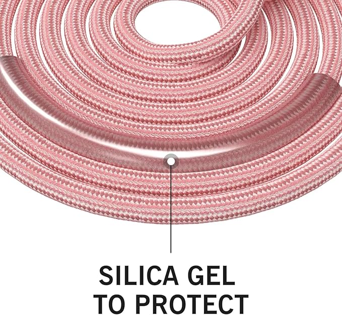 Jump Rope Cotton Adjustable Skipping Weighted jumprope for Women，Adult and Children Athletic Fitness Exercise Jumping Rope (Pink)
