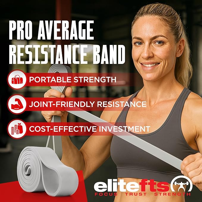 EliteFTS Pro Resistance Band - Boost Core Stability and Flexibility with This Portable, Joint-Friendly Tool