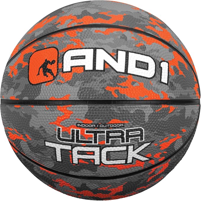 AND1 Mini Basketball Pack Set for Kids (Deflated w/Pump Included): - 7-Inch Premium Youth Size Basketballs, Easy to Grip
