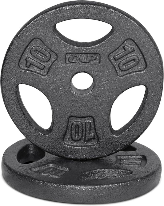 CAP Barbell Standard 1-Inch Grip Weight Plates