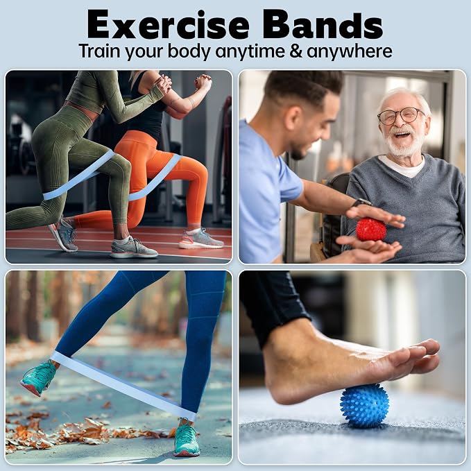 Resistance Bands for Working Out, Workout Bands, Training Bands Set, Pull Up Exercise Bands for Home Workouts, Full Body Training, Physical Therapy, Muscle Training, Strength Training.