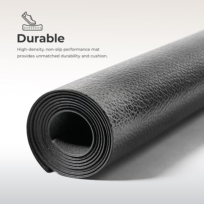 Sunny Health & Fitness Equipment Mats, Home Gym Floor Protection, 4 Sizes