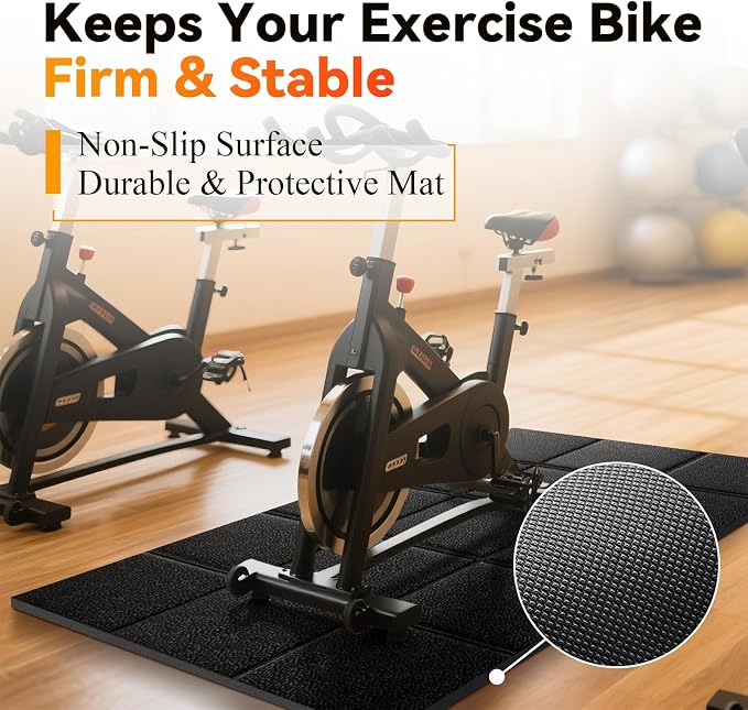Stepwaver Walking Pad Treadmill Mat for Hardwood & Carpet Floors, 79" × 39.4", Extra Large Non-Slip Exercise Equipment Mat, Mat for Under Treadmill & Indoor Bike on Carpet