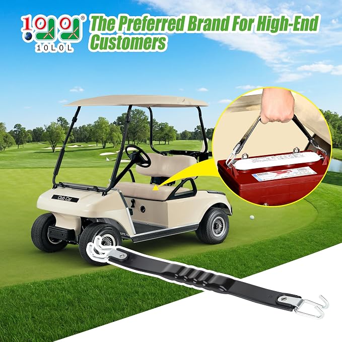 10L0L Golf Cart Battery Lifting Strap, Universal Golf Cart Deep Cell Batteries Carrier Strap for Trojan Battery, Fit for Yamaha, Club Car and EZGO