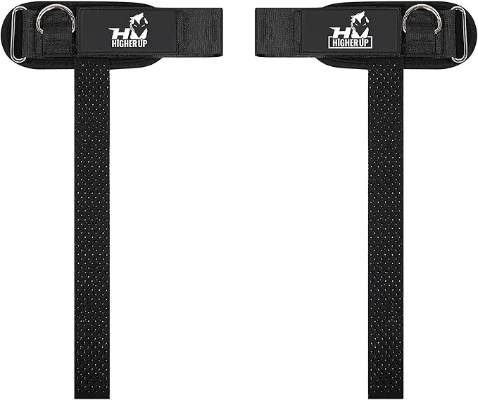 Ekkovision EKKO Weight Lifting Straps With Cuffed D Ring, Wrist Support for Men, Heavy Duty Thick Comfortable Lifting Straps, Secure Fit, Enhanced Grip, Straps for Weightlifting & Gym Training