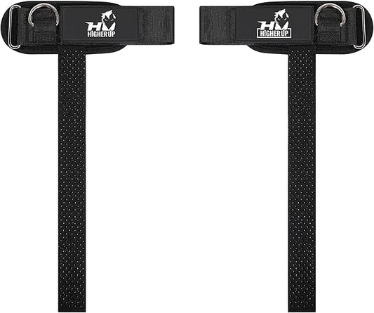 Ekkovision EKKO Weight Lifting Straps With Cuffed D Ring, Wrist Support for Men, Heavy Duty Thick Comfortable Lifting Straps, Secure Fit, Enhanced Grip, Straps for Weightlifting & Gym Training