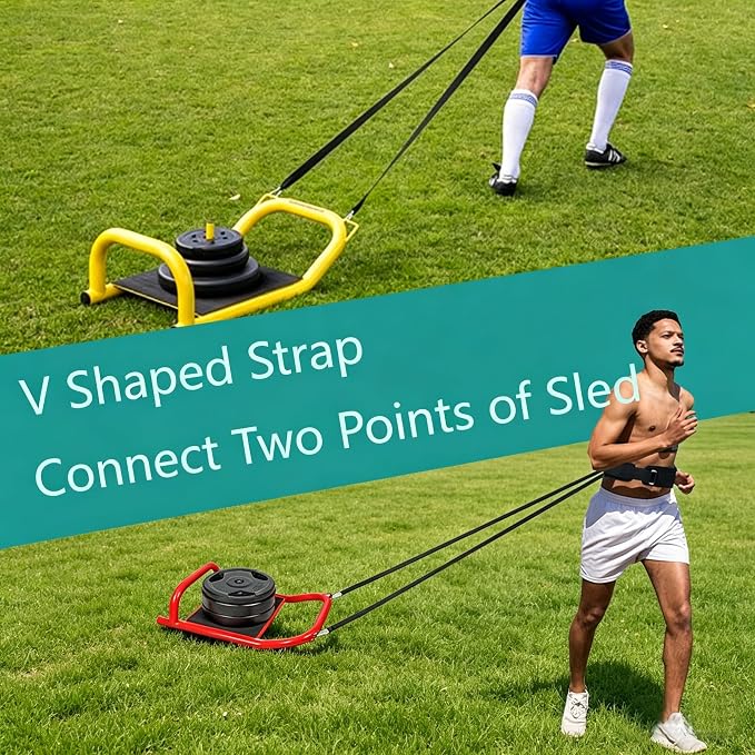 Weighted Training Waist Belt for Pulling Sled and Tires,Weight Sled Pulling Strap,Sled Trainer Pull Leash of Sled Harness,Pulley Strap for Strength Speed Agility Training