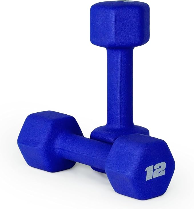 CAP Barbell Neoprene Dumbbell Weights Pairs & Sets | Color Series