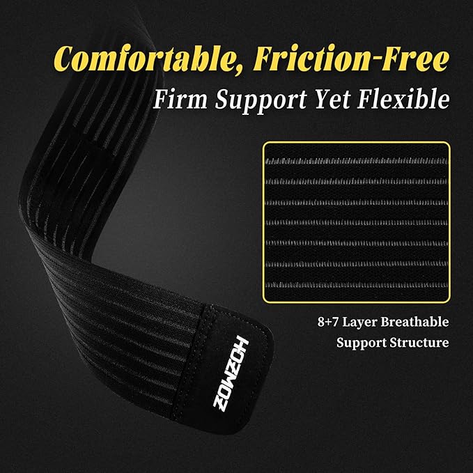 HOZMOZ Weight Lifting Gloves with Wrist Support, Gym Workout Gloves for Men Women, Full Palm 6mm Padded & Grip, Exercise Wrist Wraps for Weightlifting, Fitness, Strength Training