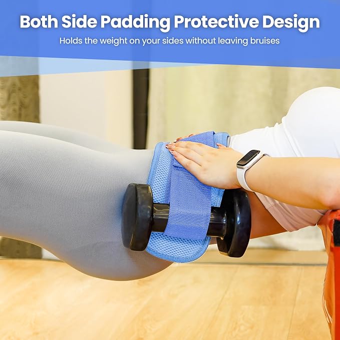 Hip Thrust Belt, Balency Hip Thrust Belt for Dumbbells Heavy, Booty Belt for Hip Thrust, Slip-Resistant Padding Hip Thrusts Belt for Gym or Home Workouts, Hip Thrust Band for Dumbbell Kettlebell Plate