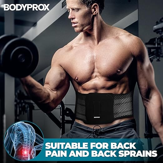 Bodyprox Breathable Back Brace, Back Support Brace for Men and Women. (X-Large)