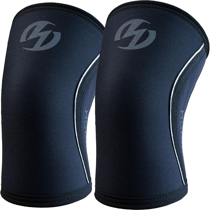 Elbow Sleeves (Pair),Support for Cross Training,Weightlifting,Powerlifting,Basketball and Tennis,5mm Neoprene Compression Brace for Both Women and Men(Medium)