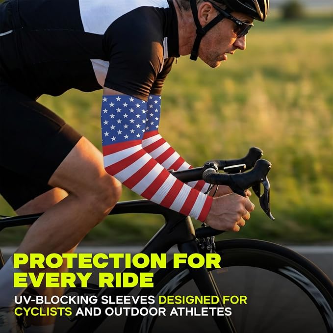 ARMORAY Arm Sleeves for Men and Women - UV Sun Protection Cooling Compression - Tattoo Cover Up Sleeve for Daily Wear & Work