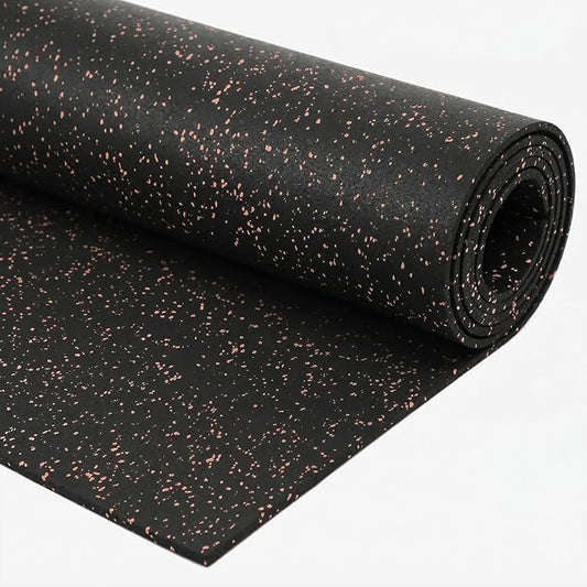 Flooring Inc's 1/4" Thick Tough Rubber Flooring Roll | Flexible Recycled Rubber Floor Mats for Home Gym | Heavy Duty Rubber Mat for Home Gyms, Sheds, Horse Stall Mat or Trailer
