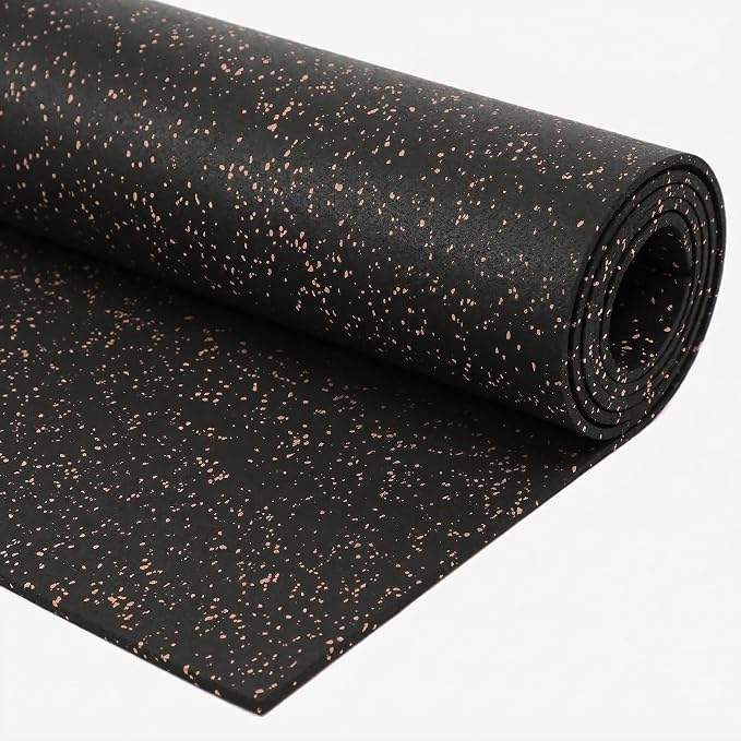 Flooring Inc's 1/4" Thick Tough Rubber Flooring Roll | Flexible Recycled Rubber Floor Mats for Home Gym | Heavy Duty Rubber Mat for Home Gyms, Sheds, Horse Stall Mat or Trailer